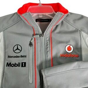 Vodafon F1 Mclaren Mercedes Racing Jacket Gray Zip S